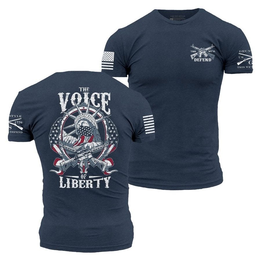 Grunt Style The Voice Of Liberty T-Shirt - Midnight Navy