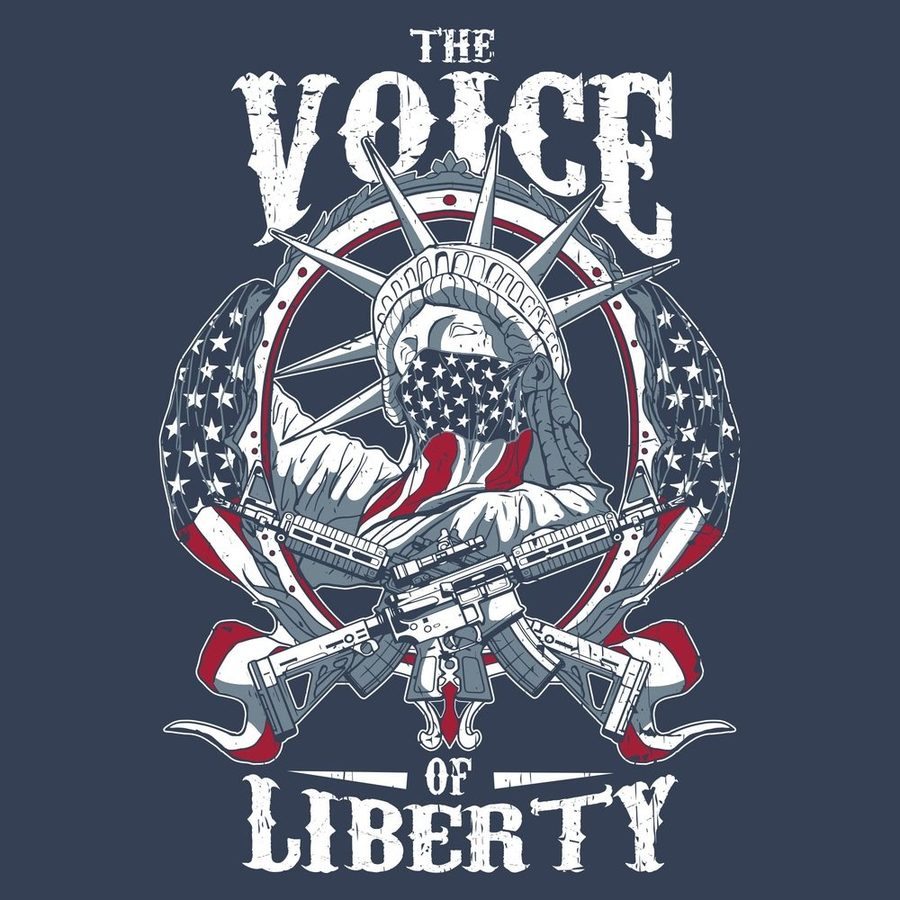 Grunt Style The Voice Of Liberty T-Shirt - Midnight Navy