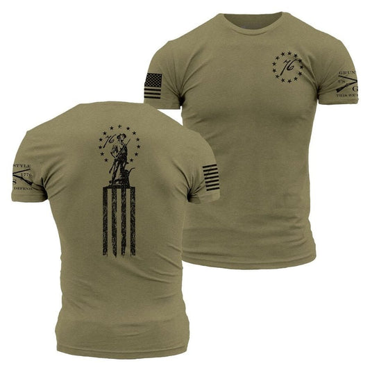 Grunt Style Minutemen T-Shirt - Military Green