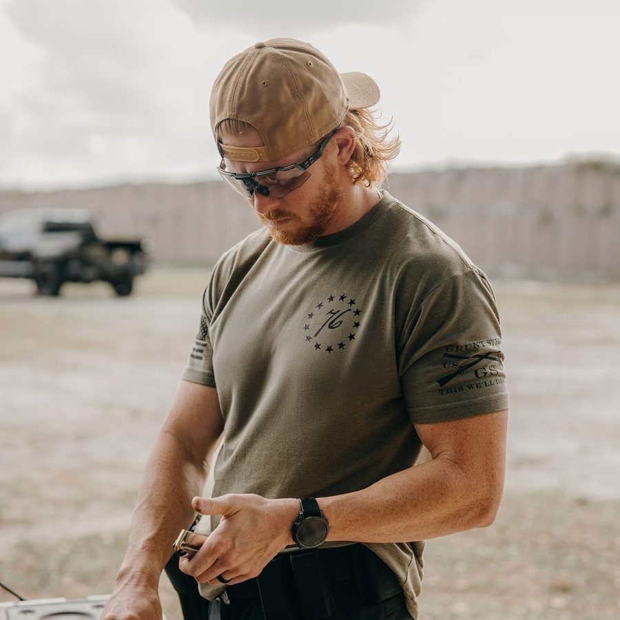 Grunt Style Minutemen T-Shirt - Military Green