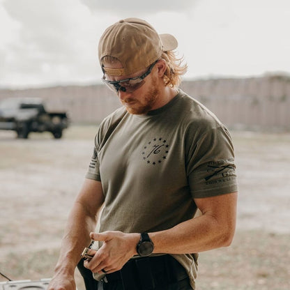 Grunt Style Minutemen T-Shirt - Military Green