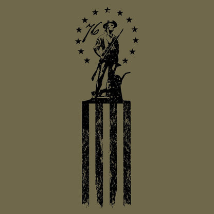 Grunt Style Minutemen T-Shirt - Military Green