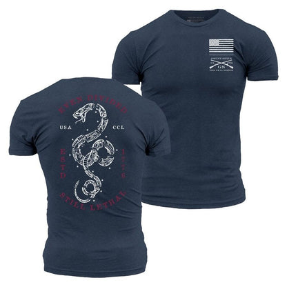 Grunt Style Even Divided T-Shirt - Midnight Navy