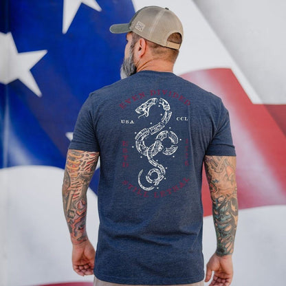 Grunt Style Even Divided T-Shirt - Midnight Navy