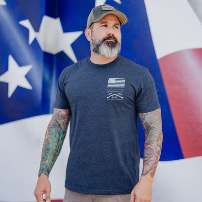 Grunt Style Even Divided T-Shirt - Midnight Navy
