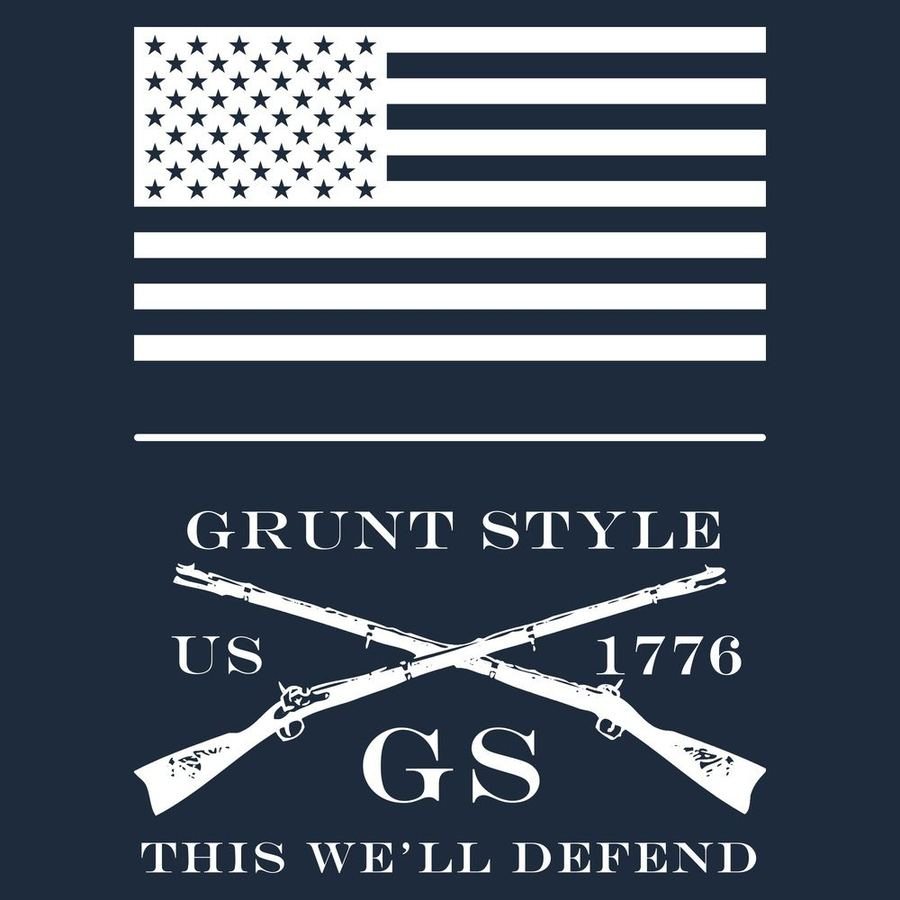 Grunt Style Even Divided T-Shirt - Midnight Navy