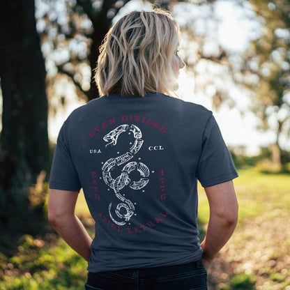 Grunt Style Women's Even Divided Boyfriend Fit T-Shirt - Midnight Navy