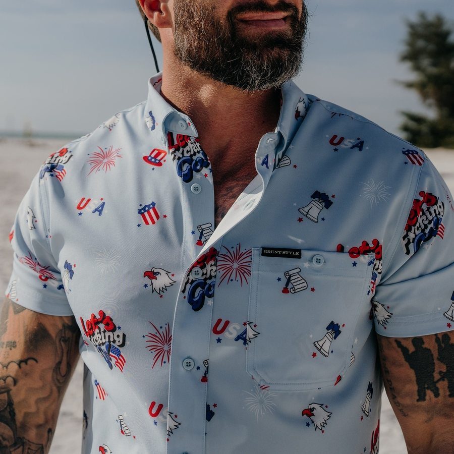 Grunt Style Men's Commander Button Down - LFG