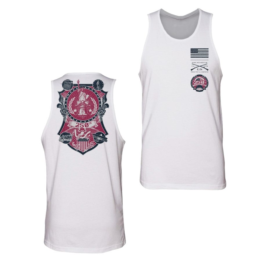 Grunt Style 250th Commemorative Tank - White