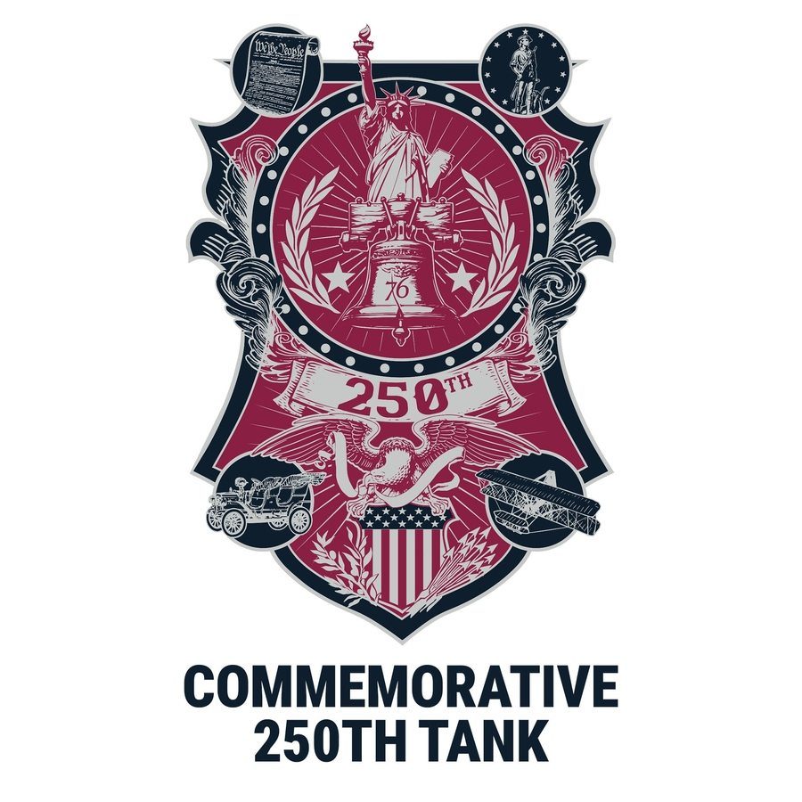 Grunt Style 250th Commemorative Tank - White