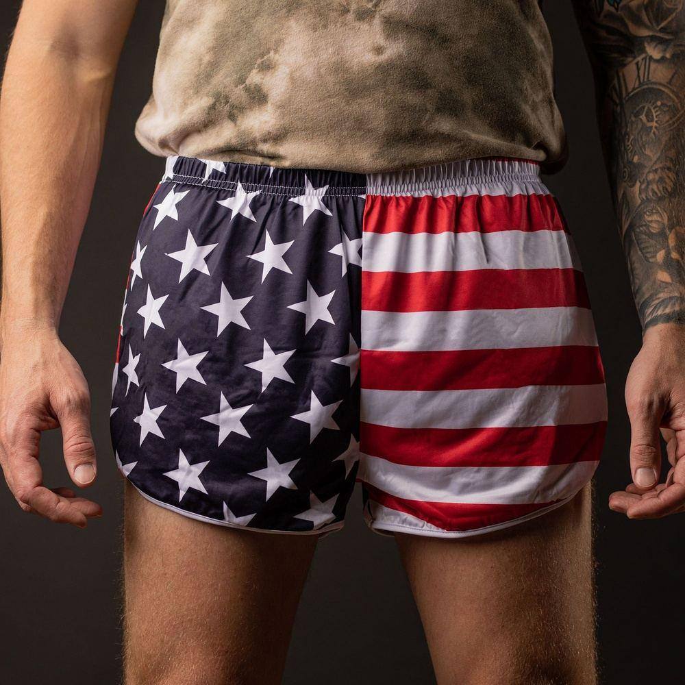 Grunt Style American Flag Men's Shorts | USA Flag Ranger Panties
