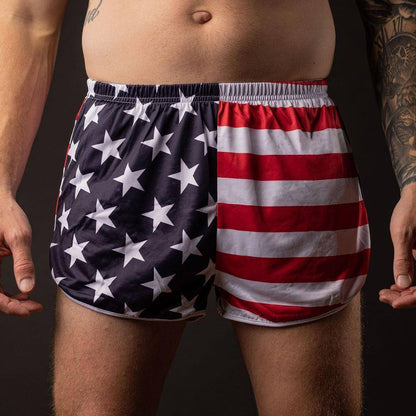 Grunt Style American Flag Men's Shorts | USA Flag Ranger Panties