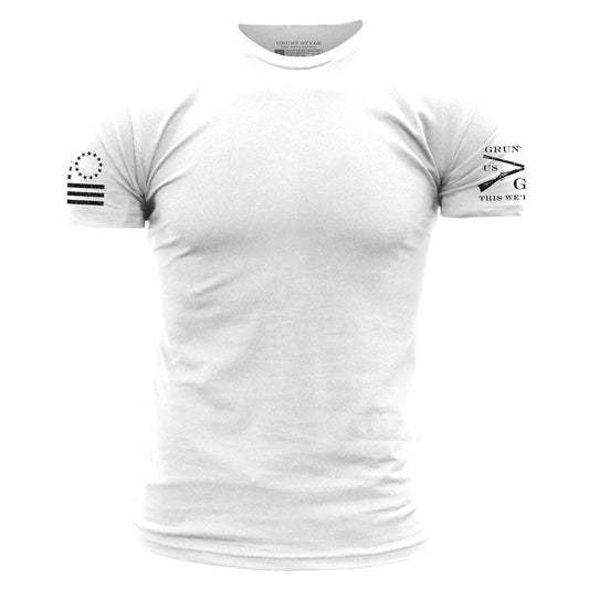 Grunt Style Betsy Ross Basic T-Shirt - White