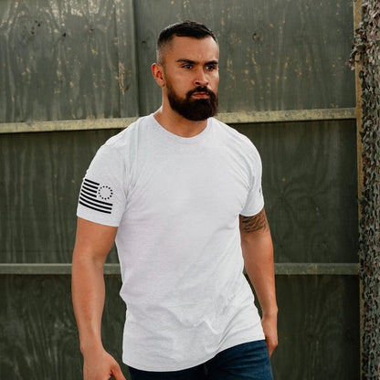 Grunt Style Betsy Ross Basic T-Shirt - White
