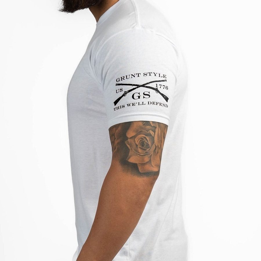 Grunt Style Betsy Ross Basic T-Shirt - White