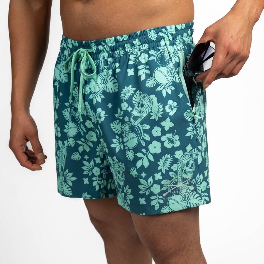 Grunt Style Grunt Short 5" Inseam - Tropical Death Harbor