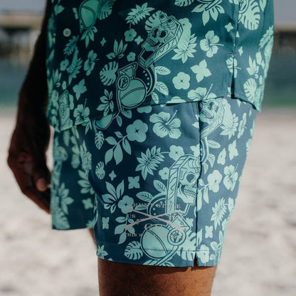 Grunt Style Grunt Short 5" Inseam - Tropical Death Harbor
