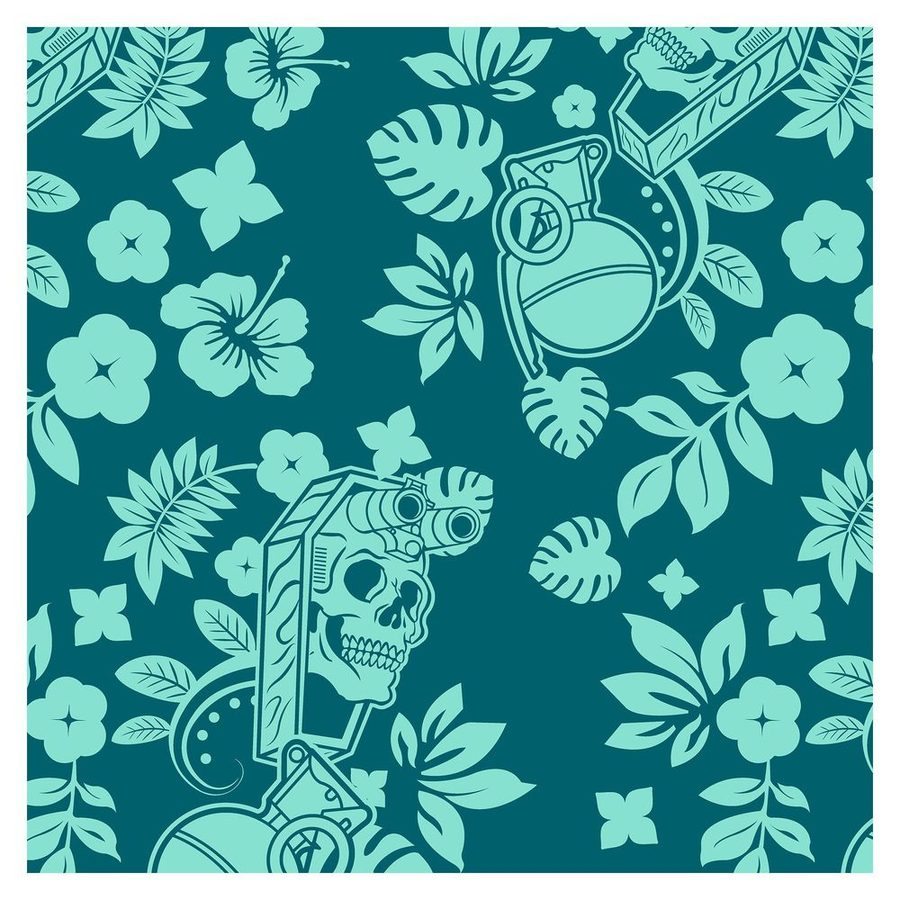 Grunt Style Grunt Short 5" Inseam - Tropical Death Harbor