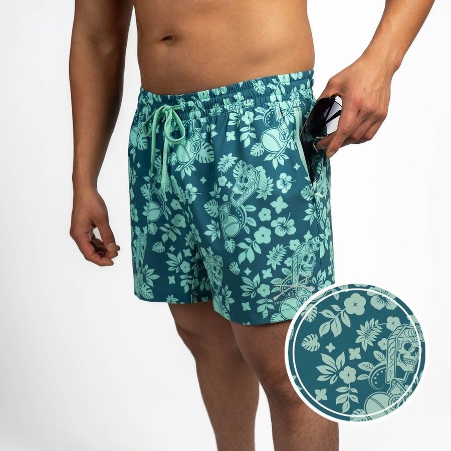Grunt Style Grunt Short 5" Inseam - Tropical Death Harbor