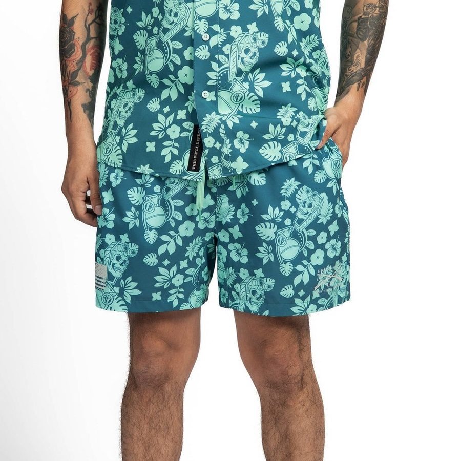Grunt Style Grunt Short 5" Inseam - Tropical Death Harbor