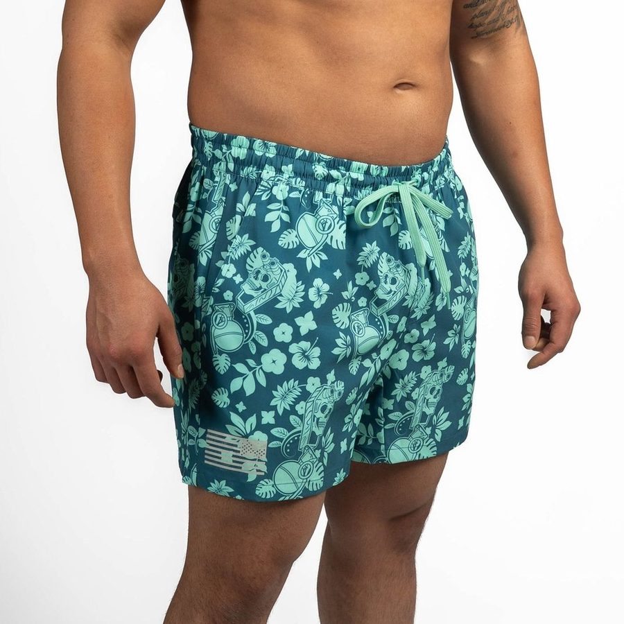 Grunt Style Grunt Short 5" Inseam - Tropical Death Harbor