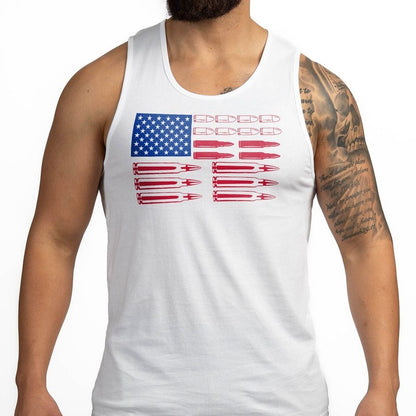 Grunt Style Men's Ammo Flag Tank - White
