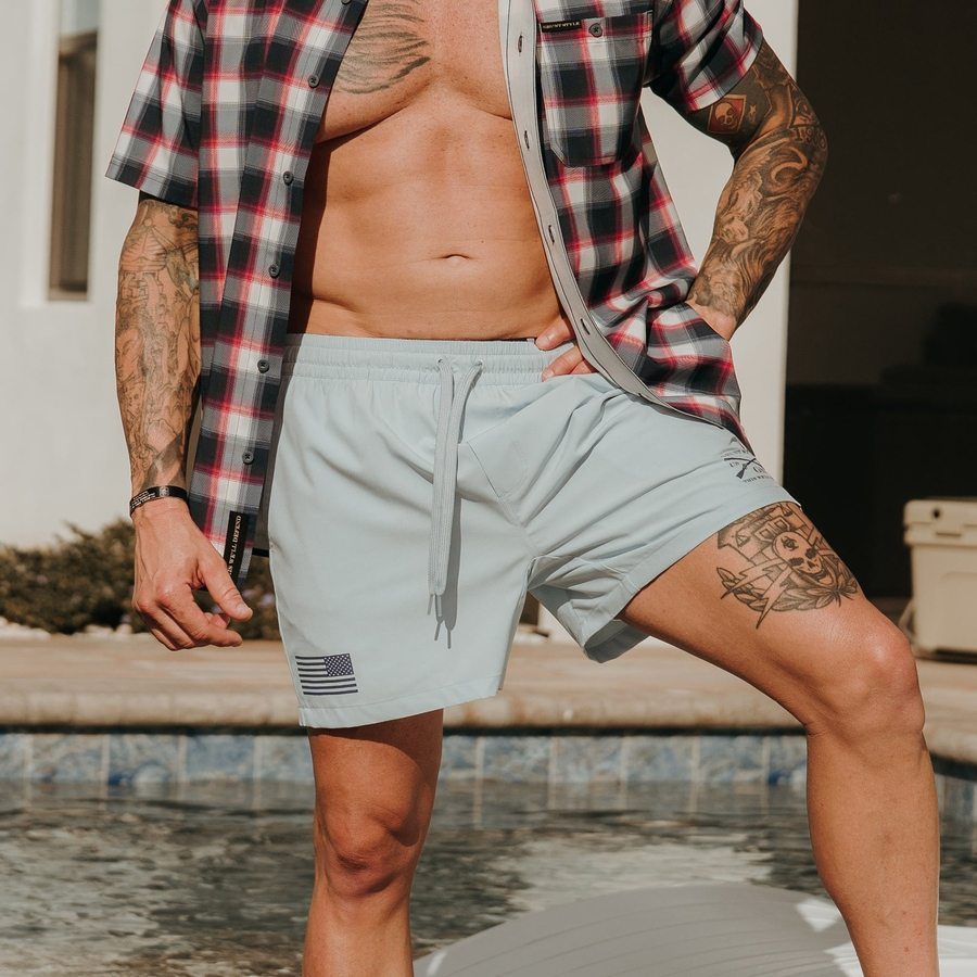 Grunt Style Grunt Short 5" Inseam - Sky Blue