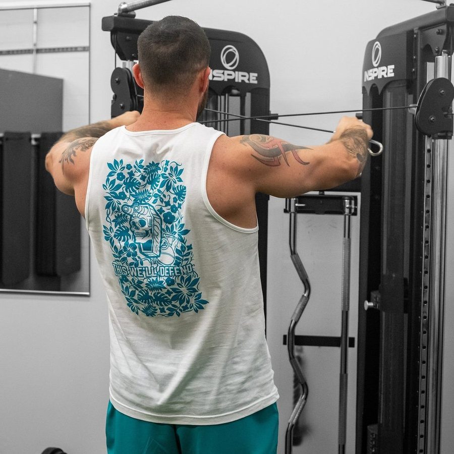 Grunt Style Tropical Death Aqua Tank - White