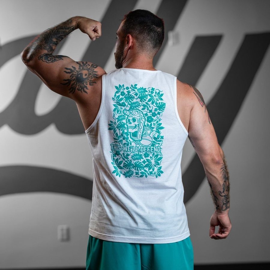 Grunt Style Tropical Death Aqua Tank - White