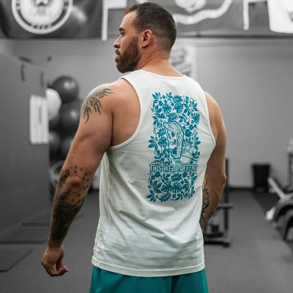 Grunt Style Tropical Death Aqua Tank - White