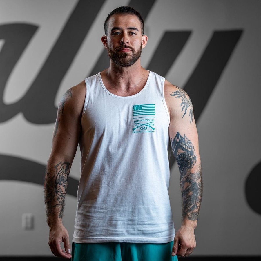 Grunt Style Tropical Death Aqua Tank - White