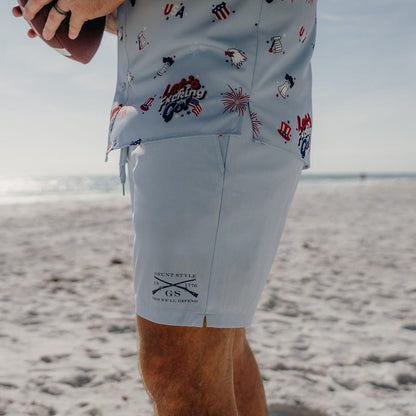 Grunt Style Grunt Short 7" Inseam - Sky Blue