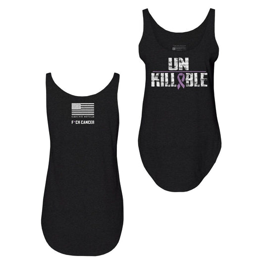Grunt Style Women's Unkillable Flowy Tank - Black