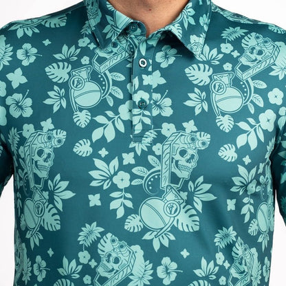 Grunt Style Men's Polo - Tropical Death Harbor