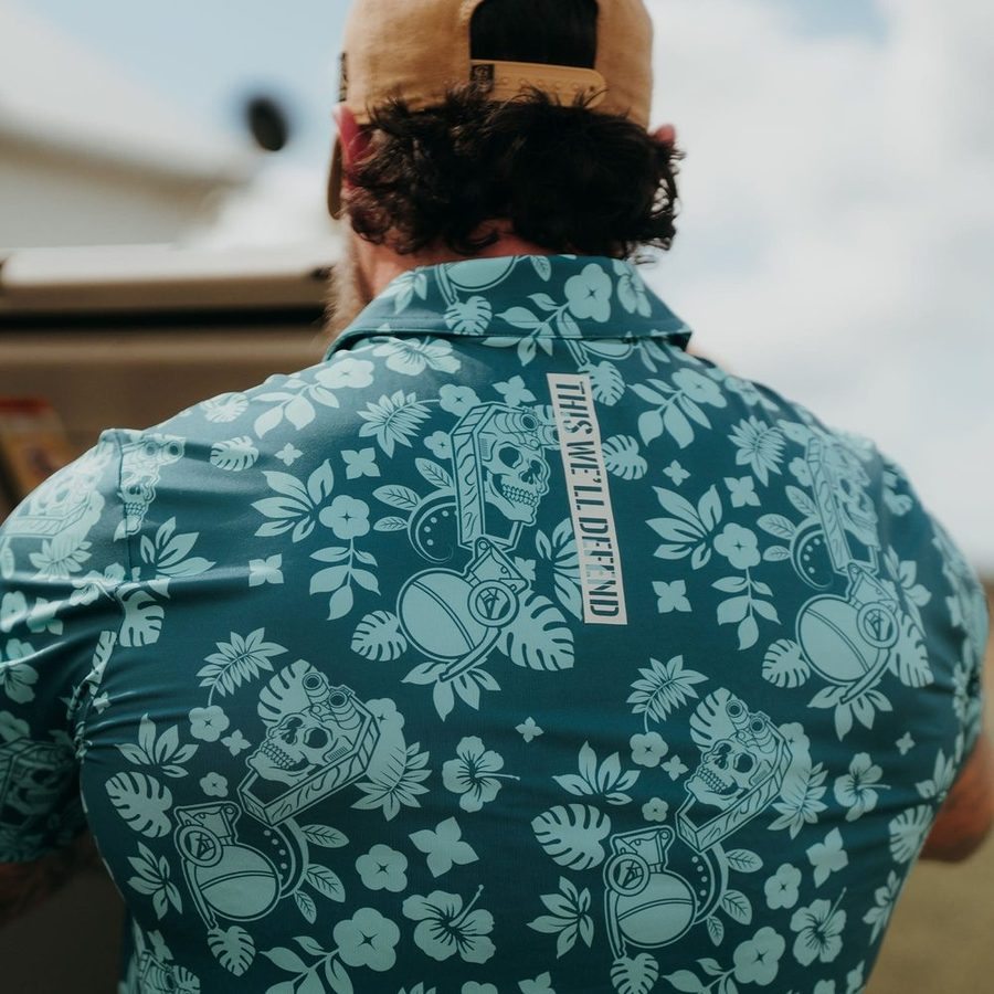 Grunt Style Men's Polo - Tropical Death Harbor