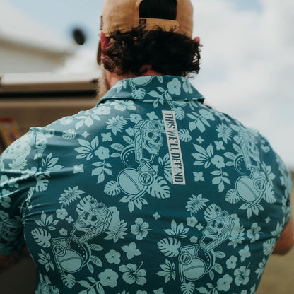 Grunt Style Men's Polo - Tropical Death Harbor
