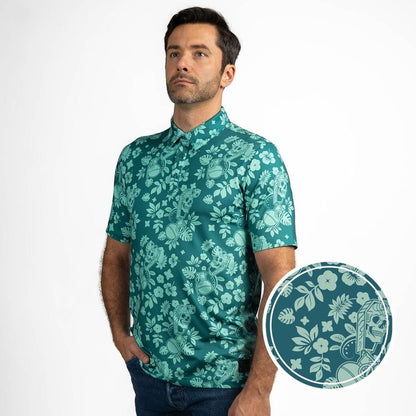 Grunt Style Men's Polo - Tropical Death Harbor