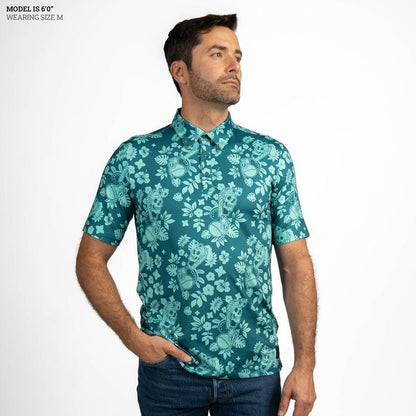Grunt Style Men's Polo - Tropical Death Harbor