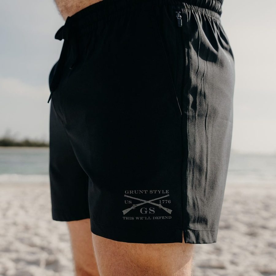 Grunt Style Grunt Short 5" Inseam - Black