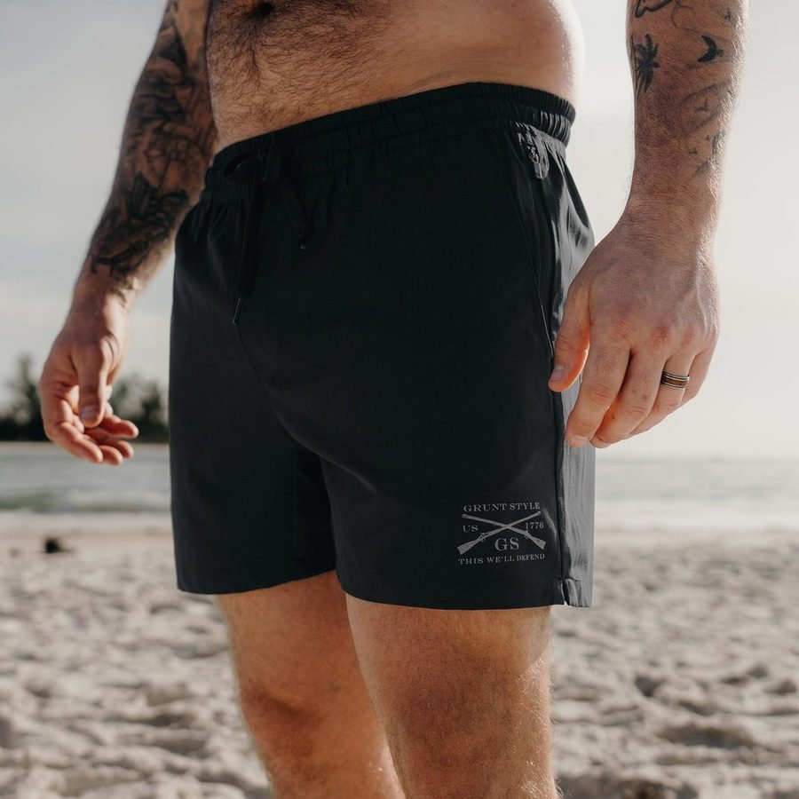 Grunt Style Grunt Short 5" Inseam - Black