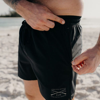 Grunt Style Grunt Short 5" Inseam - Black