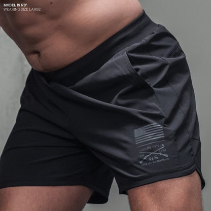 Grunt Style Training Shorts for Men - Black