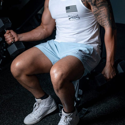 Grunt Style Men's Training Short - Sky Blue