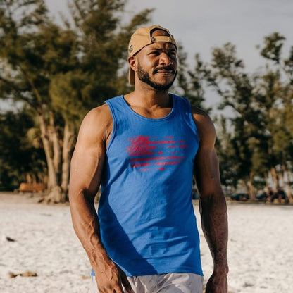Grunt Style Men's Vintage American Tank - Royal