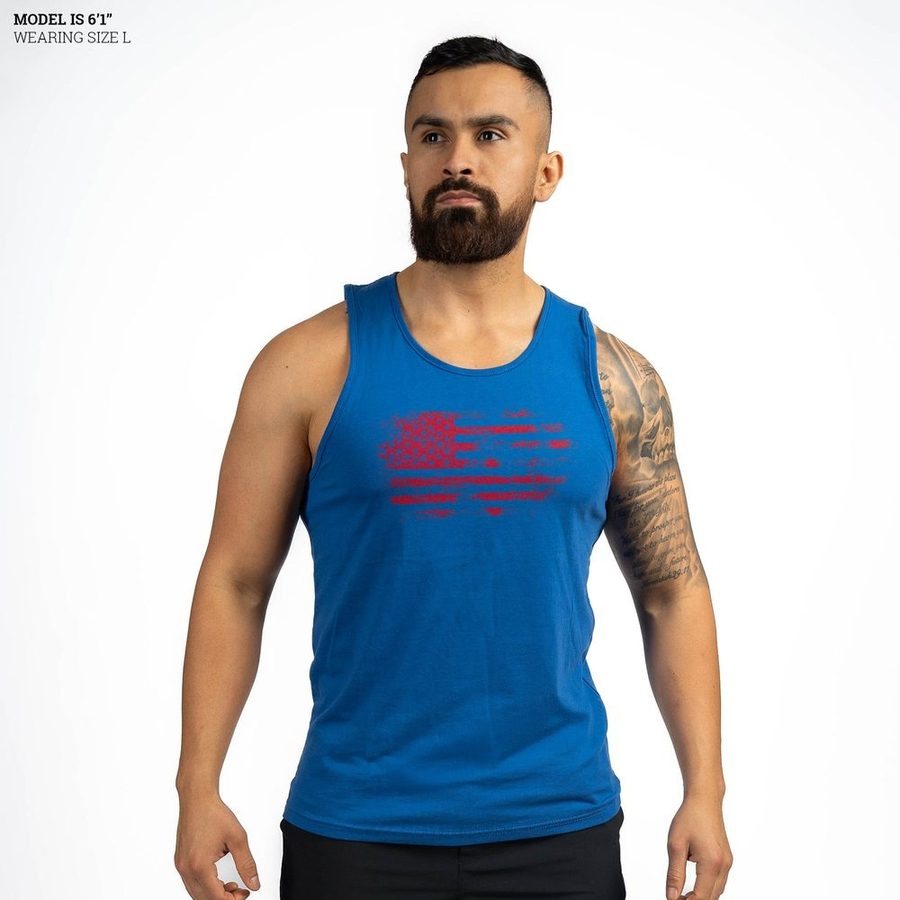 Grunt Style Men's Vintage American Tank - Royal