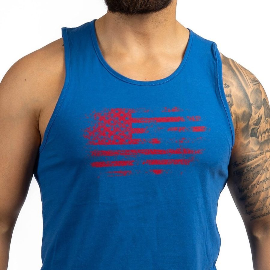 Grunt Style Men's Vintage American Tank - Royal