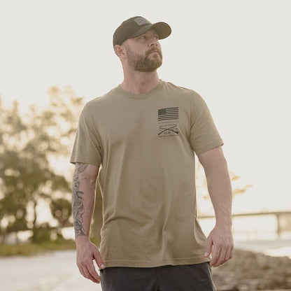 Grunt Style Basic Stacked Logo T-Shirts - 3-Pack - Combat Green