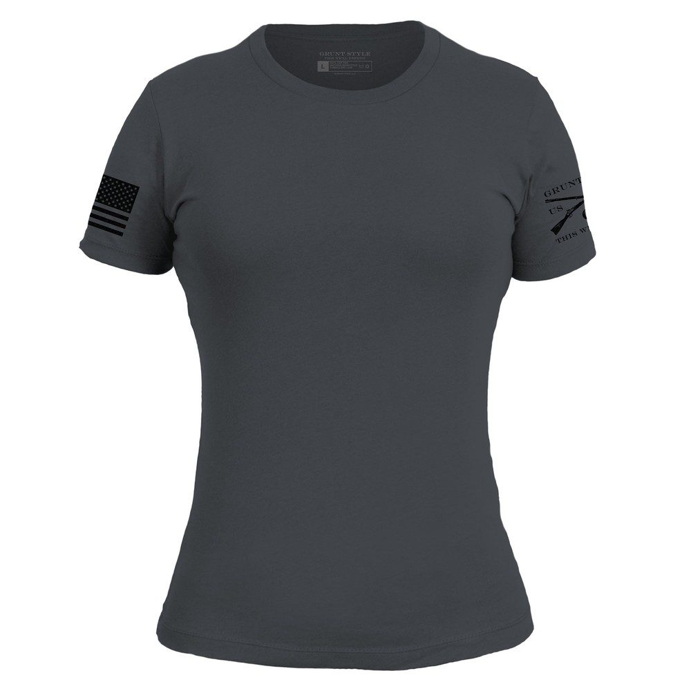 Grunt Style Basic T-Shirt Women's Slim Fit - Heavy Metal
