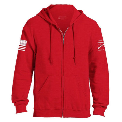 Grunt Style Grunt Style Basic Full-Zip Hoodie - Red
