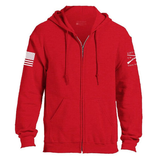 Grunt Style Grunt Style Basic Full-Zip Hoodie - Red